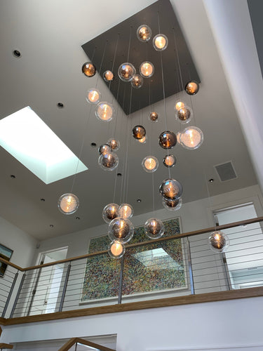 Nordic Bubble Ball Raindrop Chandelier